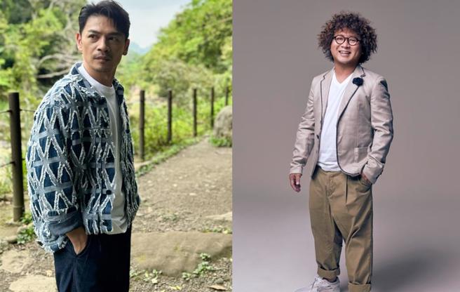 阿KEN、納豆將合體頒獎。（三立提供）