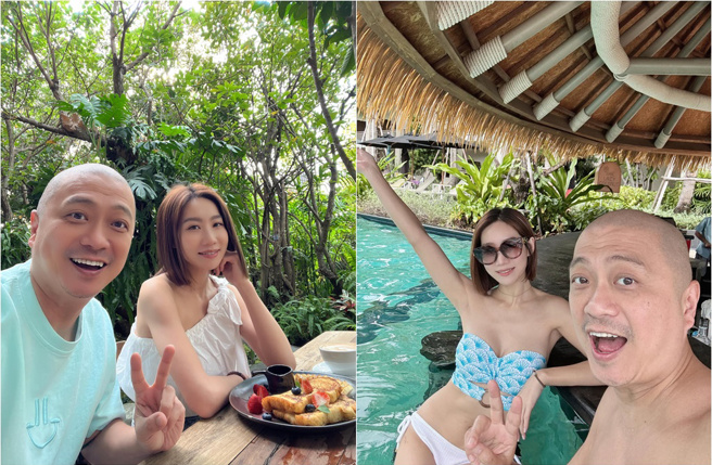 51岁Paul与小17岁的咪咪是演艺圈的模范夫妻。（图／咪咪的朱式会社脸书）