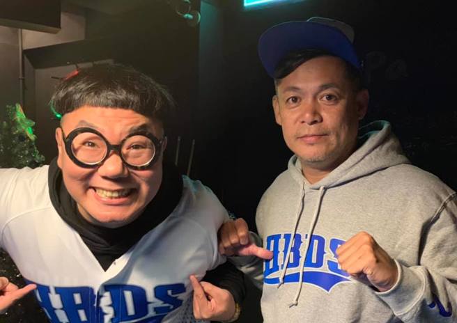 汪建民本月(7)癌逝，好友蚬仔(图左)曝沉痛揭两人私下互动。(蚬仔提供)