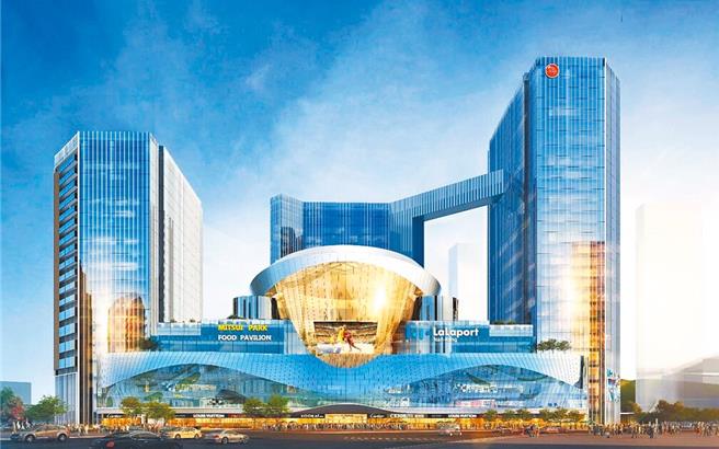 南港LaLaport开幕时程确定延后。（三井提供／朱世凯台北传真）