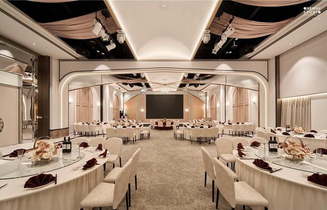 御嵿第二季起进行旗下会馆餐厅全面改装作业，预计于10月底前全数完成，以新面貌迎接年底及明年过年的聚餐商机，图为晶宴会馆桃园。图／御嵿国际提供