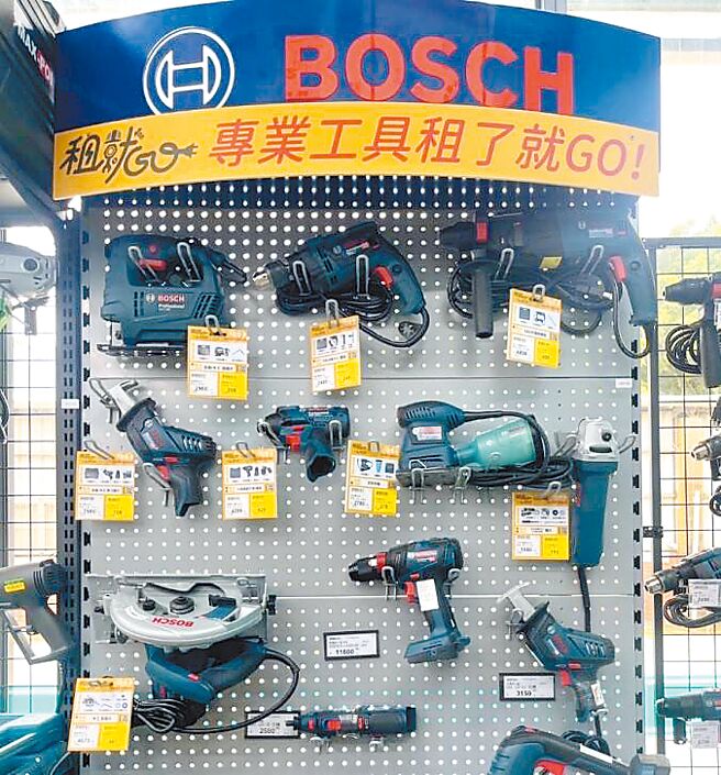 振宇五金「租就go」工具櫃位。圖／業者提供