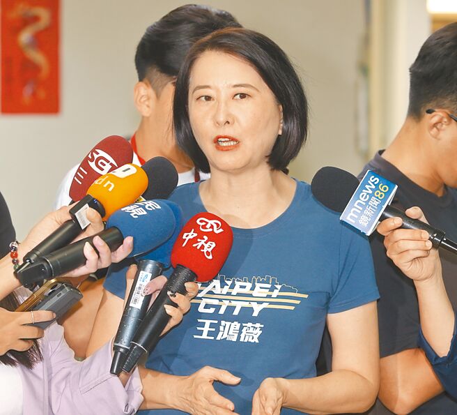 国民党立委王鸿薇。（本报资料照片）