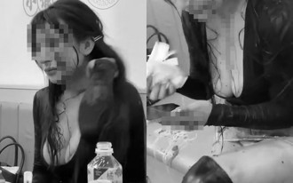 2陆女互呛拉扯 她遭砸破相「爆乳染红」！网吓：脾气、身材都炸裂