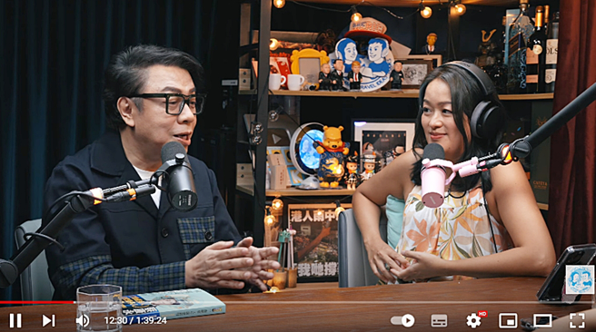 蔡康永最近上百灵果节目。（图／翻摄自百灵果News Youtube）