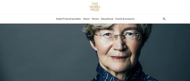 艾伦．马特森指诺贝尔文学奖评选不受候选人个性影响。（翻摄自nobelprize.org）