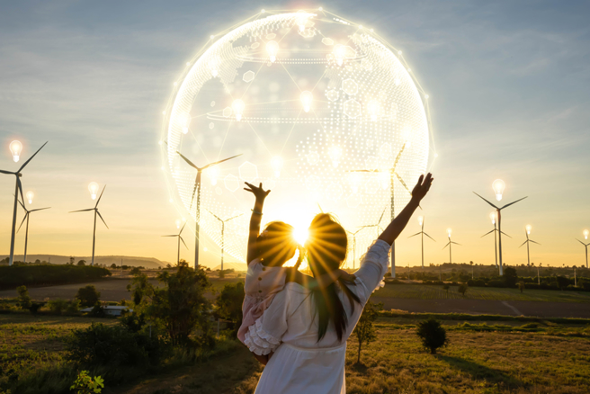 制造业、金融业近年积极洽询绿电採购，今年售电业绩倍数成长。（示意图/达志影像/shutterstock）