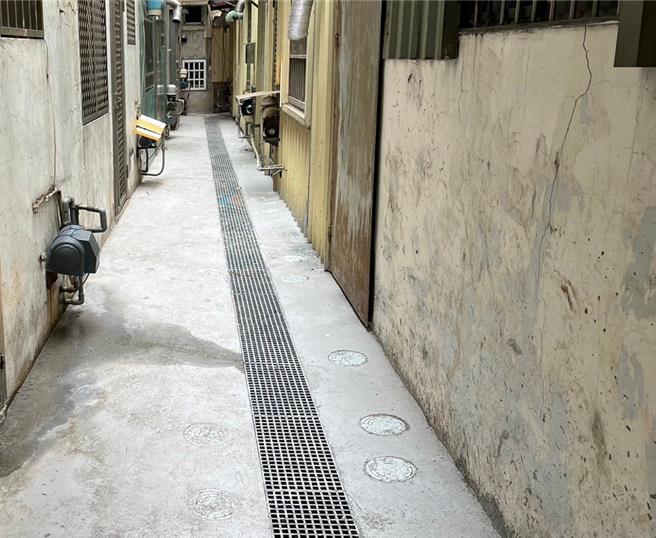 仁德區污水用戶接管工程第9標後巷用戶接管施工後。（水利局提供／寶智華台南傳真）