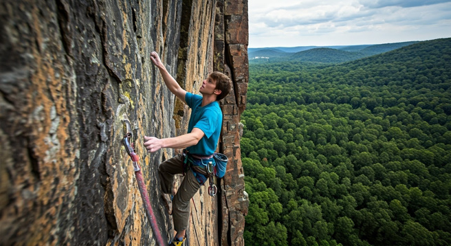 美國猶他州一家軟體公司的執行長在錫安國家公園攀岩時，不慎掉落61公尺深的山谷，不幸身亡。（示意圖、與本案無關／AI生成）