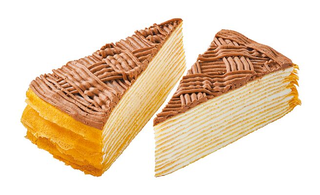 全聯We SweetＸTAIPEI FASHION WEEK臺北時裝週法式栗香千層，每盒99元。（全聯提供）