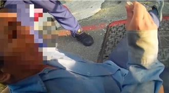 路邊吸食「喪屍菸彈」全身抽搐 高雄男見警腿軟栽了