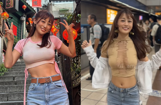 H級網紅捷運初體驗10秒片曝光！超兇身材「上下左右晃」粉絲暴動