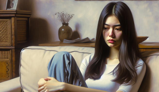 女子獨自到宮廟參拜求慰藉，卻慘遭色乩童強行喇舌。（示意圖、與本案無關／AI生成）