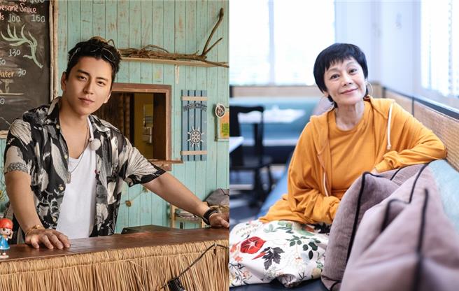 张艾嘉（右）因为合作，看到王大陆的不同面貌。（泰坦星文创影视提供、陈俊吉摄）