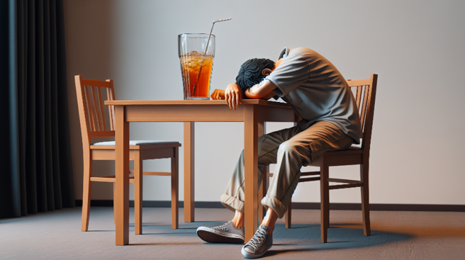 竹科工程師參加調酒大賽後暴斃百貨廁所死因曝光。(示意圖／AI生成）
