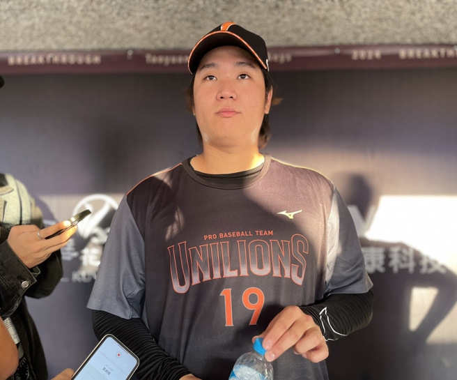 统一狮古林睿炀将扛季后挑战赛首战先发。（毛琬婷摄）