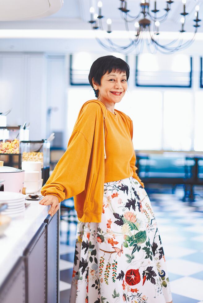 張艾嘉大方分享人生觀。（陳俊吉攝）