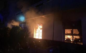 台中豐原工廠暗夜火災 4人受困獲救嗆傷送醫