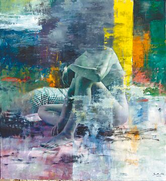 胡文贤创作 坚持画出感人作品