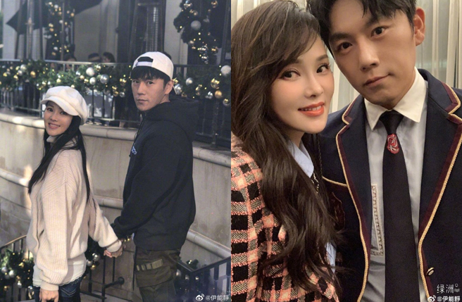 伊能静与小她10岁的秦昊2015年结婚。（图／翻摄自伊能静微博）