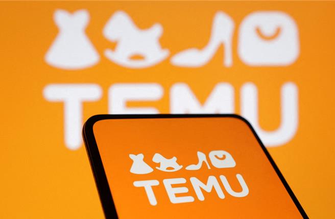 大陸跨境電商Temu的進攻型營銷快速搶佔市場份額。（圖／路透）