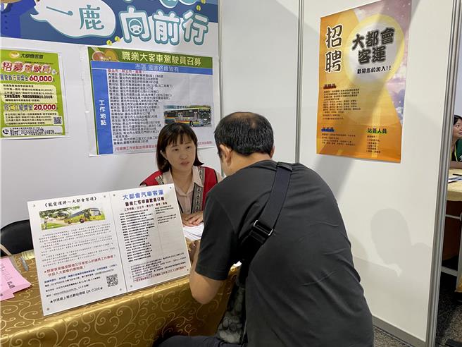 客运驾驶缺工未解，各家客运业者求才若渴。（蔡明亘摄）