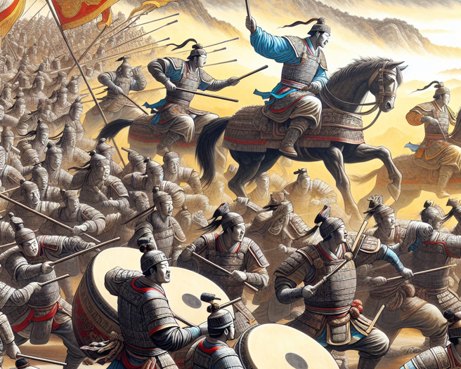 因為傳令兵聽錯指令，竟讓東晉猛將歪打正著滅了一個國家。（示意圖／AI生成圖）