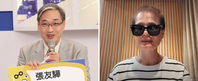 張友驊妻子陳美秀吐露，張友驊是一個很單純喜歡讀書的人。（合成圖/中時資料照、《有話直說-張友驊》YT頻道)