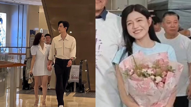 陈妍希杀青零修图照片曝光（右）。（图／翻摄自微博）