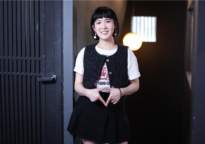 孙可芳以《何百芮的地狱毒白》入围戏剧节目女配角奖，给她回归的信心。（陈俊吉摄）