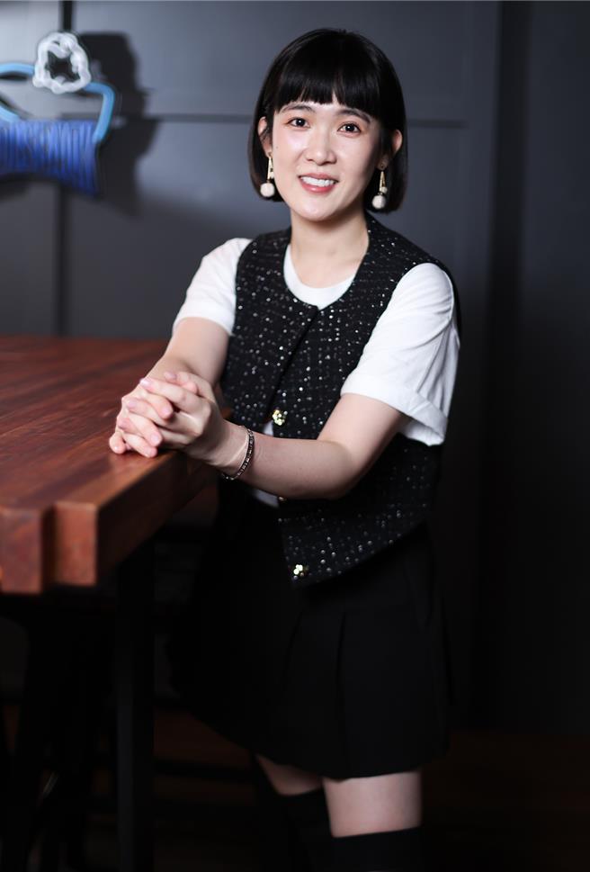 孙可芳剧中角色是纵横情场的浪女，甩掉乖乖女形象。（陈俊吉摄）