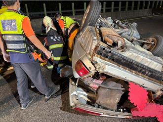 國道深夜嚴重車禍！2人「頭顱凹陷變形、破裂」慘死 肇事原因曝