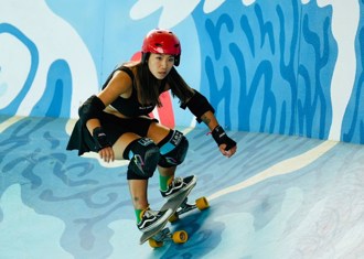 新北市衝浪滑板公開賽落幕 蘇郁雯拿下公開女子組冠軍