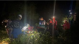 「神阿古道」健行登山團　女山友意外摔落10公尺深邊坡獲救