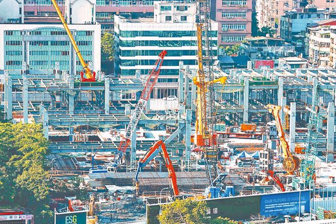 京华城建案工地。（图／本报系资料照）