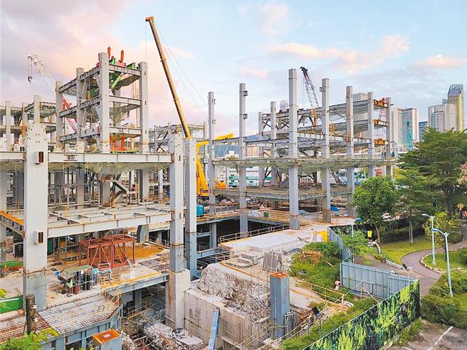 京華城工地。（本報資料照片）