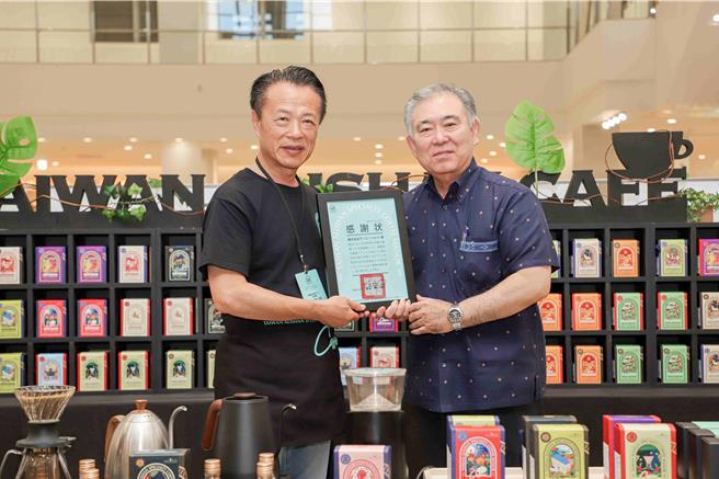 PARCO社長上地文勝也到場參與活動。(嘉義縣政府提供／呂妍庭嘉義傳真)