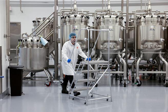 美国加州一处培植肉实验室（图／路透社）