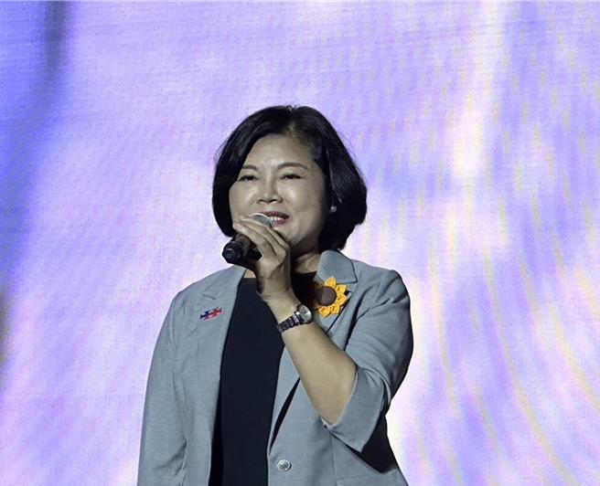 基隆市长谢国梁罢免案经投票，罢免案不成立，云林县长张丽善（见图）13日表示非常恭喜基隆市乡亲，大家作了明智的决定。（张朝欣摄）