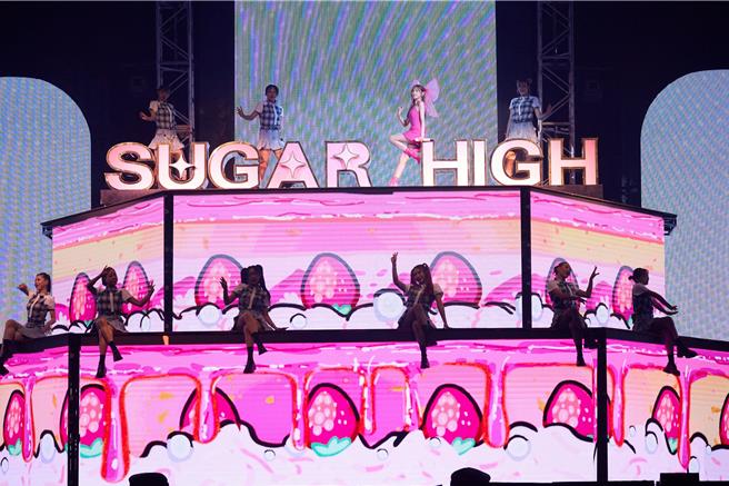 王心凌13日在小巨蛋开唱。（天晴娱乐／宽宏艺术提供）