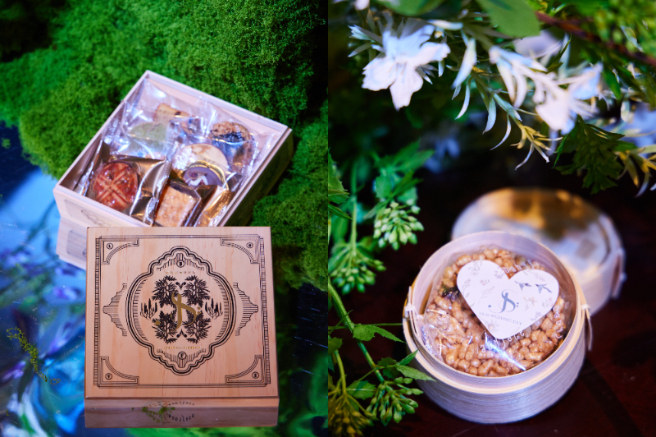 萧敬腾婚礼的喜饼。（JS wedding提供）