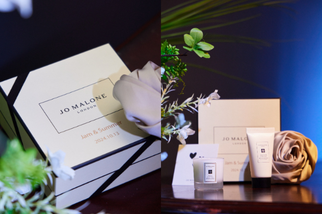 萧敬腾婚礼上的伴手礼。（JS wedding提供）