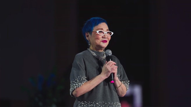 張小燕以鞋子來比喻婚姻。（圖／喜鵲娛樂提供）