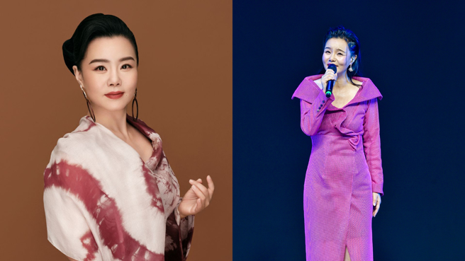 龚琳娜去年参加《乘风2023》翻红。（图／翻摄自龚琳娜 微博）