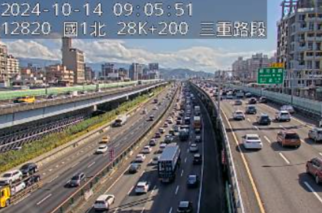 现场画面。（图 / 截自高速公路1968）