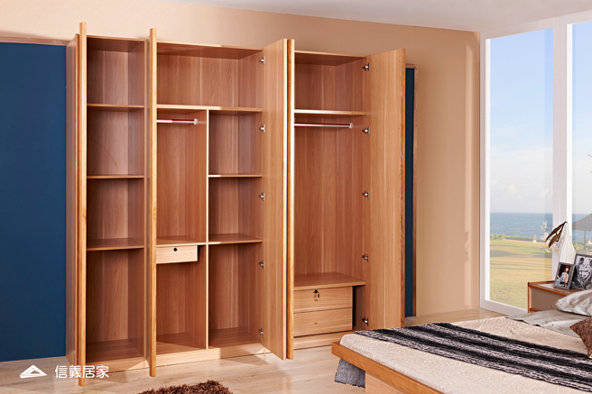 面臨工料雙漲的裝潢市場，信義居家提出，標準化設計、面料可選擇、施工較有效益的系統櫃，是相對實惠的裝潢選擇。(圖/信義房屋 提供)