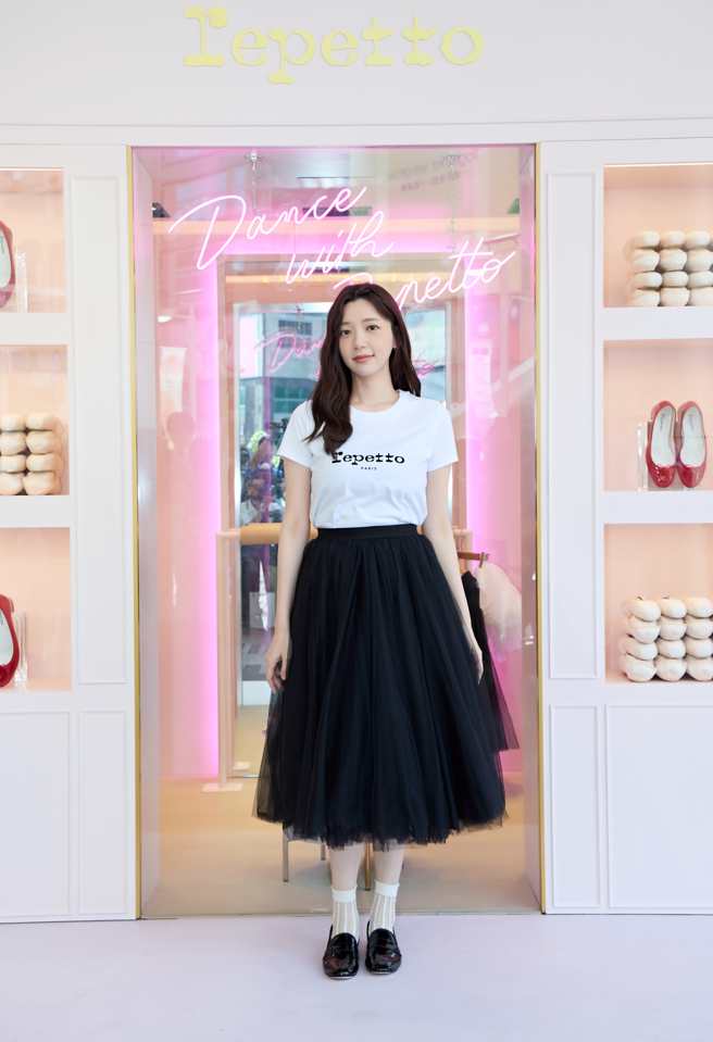 郭雪芙为出席周六的金钟奖颁奖典礼已瘦了3、4公斤。（图／Repetto提供）