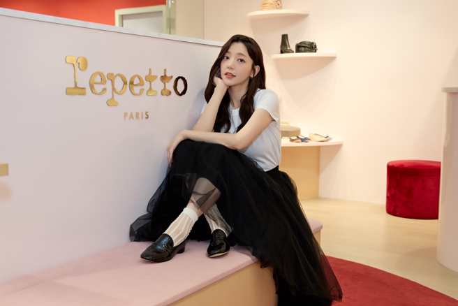 郭雪芙为出席周六的金钟奖颁奖典礼已瘦了3、4公斤。（图／Repetto提供）