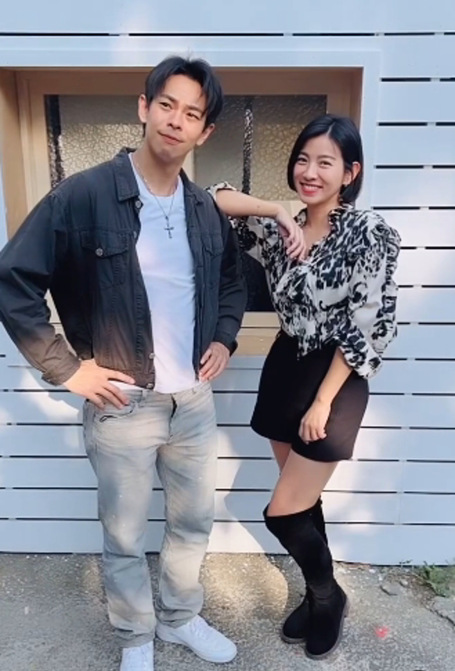 米可白和孙绽。（图／翻摄自米可白 IG）