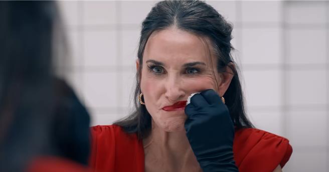 黛咪摩尔在电影中为了一场戏拍了高达45次。（图／Catchplay提供）